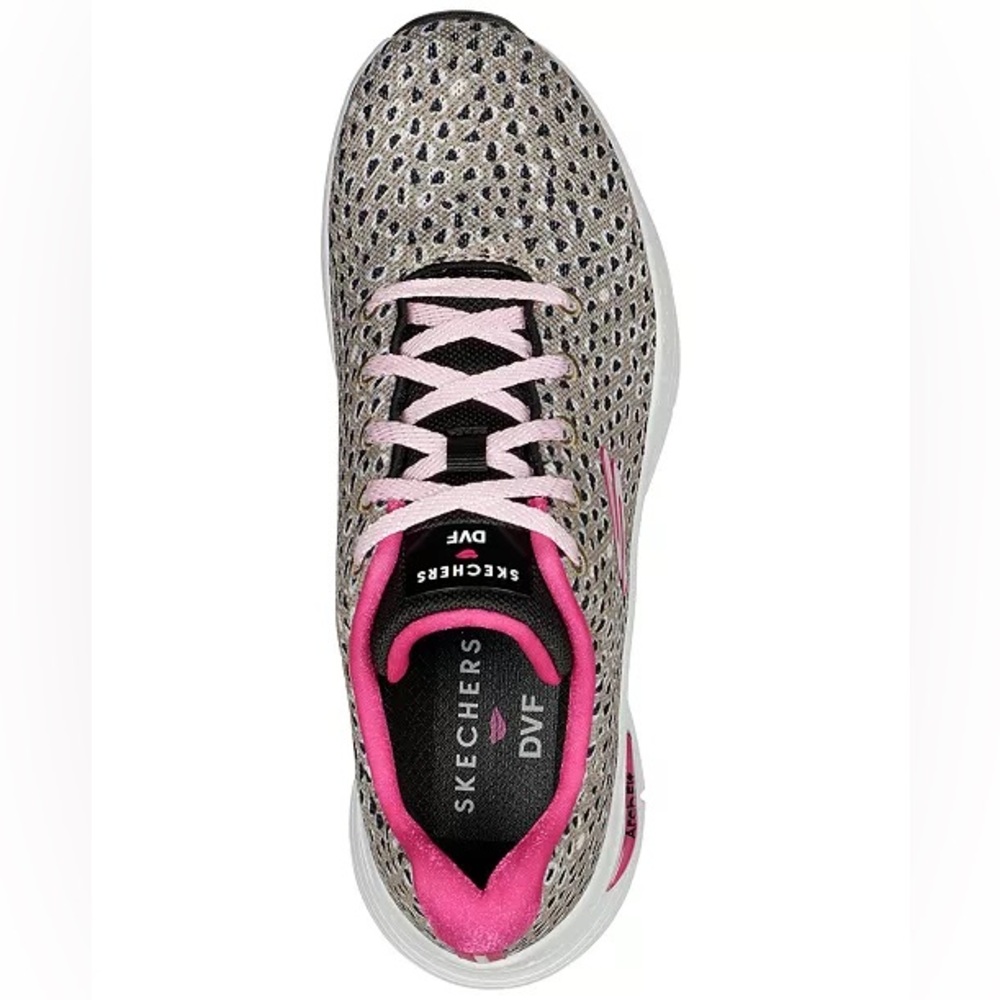 SKECHERS DVF PINK SPRINTING SPOTS CASUAL SNEAKERS - Picture 5 of 7